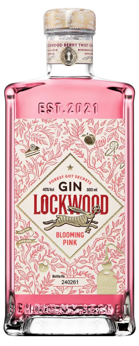 Джин Gin Lockwood Blooming Pink Россия, 0,5 л