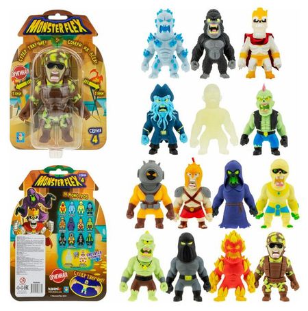 Фигурка монстра 1TOY Monster Flex, 1 шт в ассортименте