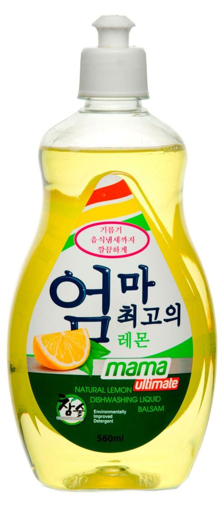 Бальзам для мытья посуды Mama Ultimate Натуральный лимон, 560 мл