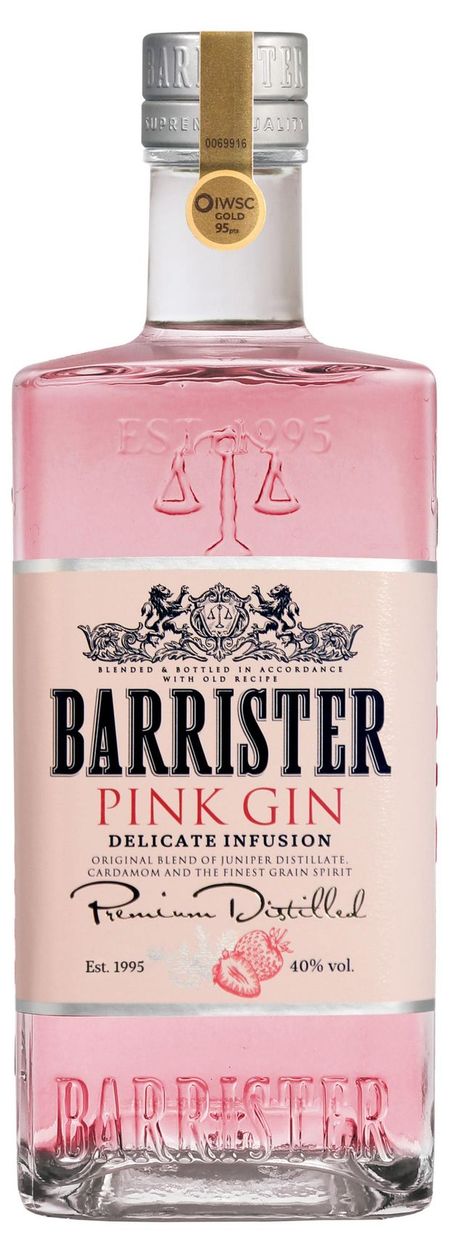 Джин Barrister Pink Россия, 1 л