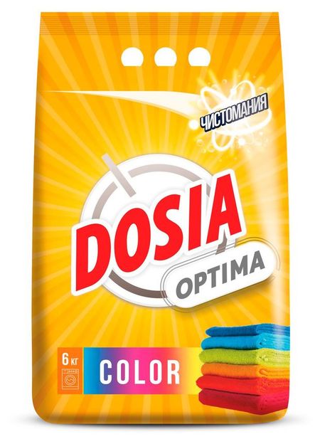 Стиральный порошок Dosia Optima Color для цветного белья, 6 кг