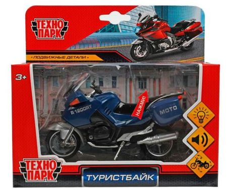 Мотоцикл Технопарк Туристбайк, 1 шт в ассортименте