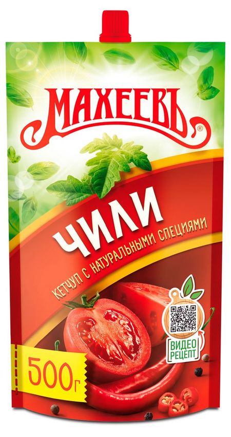 Кетчуп томатный МАХЕЕВЪ Чили, 500 г