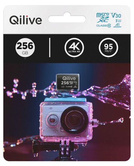 Карта памяти Qilive microSDХC 256 Гб без адаптера