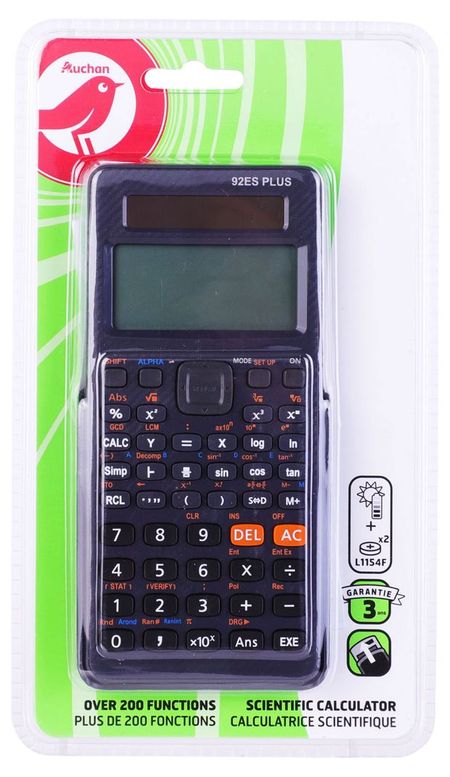 Калькулятор АШАН Красная птица научный программируемый, 1 шт в ассортименте