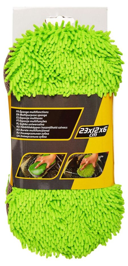 Губка универсальная для мытья машины, 23х12х6 см