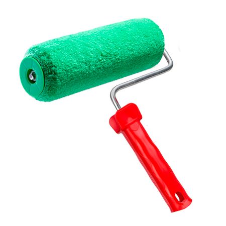 Валик микрофибра 180 мм d45 мм ворс 13 мм для водной и алкидной основы с ручкой Beorol Latex Expert