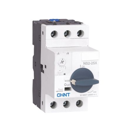 Пускатель Chint NS2-25X (495188) 3P 23А 15 кА 230 В на монтажную плату с поворотной ручкой
