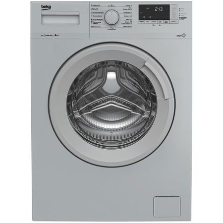 Стиральная машина Beko WSRE6512ZSS серебристая электрическая машина для удаления клея mechanic ir12 fonlogic
