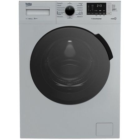 Стиральная машина Beko RSPE78612S серебристая электрическая машина для удаления клея mechanic ir12 fonlogic