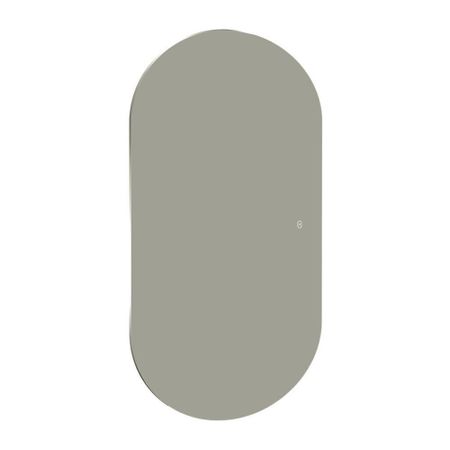 Зеркало с подсветкой овальное 60х120 см с сенсорным включением с подогревом Silver Mirrors Alana (LED-00003100)