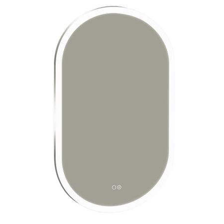 Зеркало с подсветкой овальное 80х50 см с сенсорным включением Silver Mirrors Vero (LED-00003104)