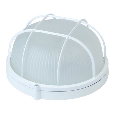 Светильник накладной Svet НБП 03-60-002 E27 60 Вт IP54 белый с решеткой призма (1301-00060)