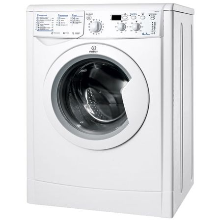 Стиральная машина Indesit IWSD 6105 (CIS) L белая onevan бесщеточная шлифовальная машина 2000 вт