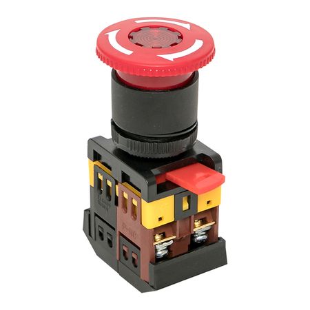 Кнопка грибок EKF PROxima ANE-22 230 В 1NO+1NC IP40 поворотная с подсветкой красная (pbn-ane) кнопка включения электрического стеклоподъемника для kia sportage 2011 2012 2013 2014 2015 2016 красная подсветка