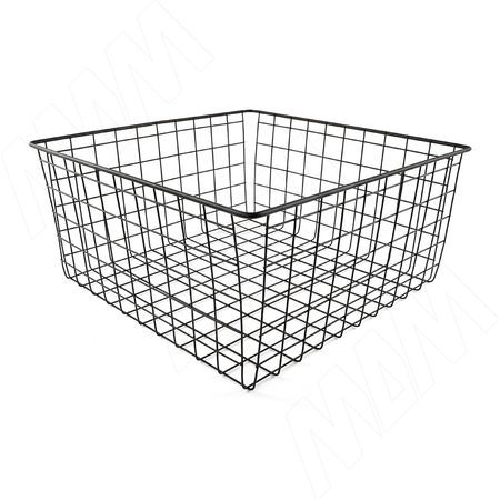 BASE Корзина сетчатая, 190х500х600 мм, черный (КС195060 ЧР)
