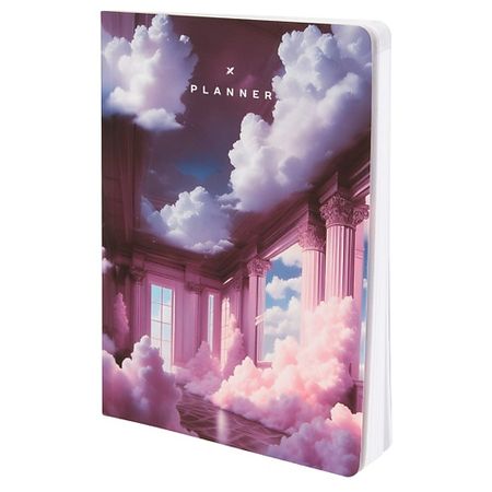 Ежедневник LOREX Планер ежедневник недатированный CLOUDS 72 л soft-touch стикеров jianwu rosy clouds series