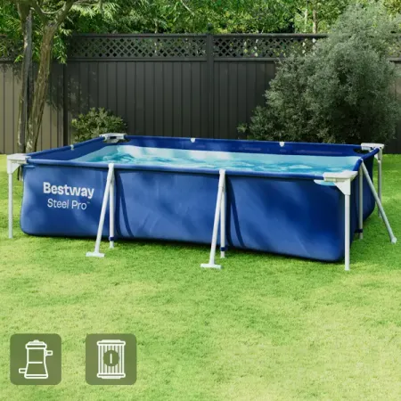 Бассейн каркасный прямоугольный Bestway 56411 BW 300x201x66 см