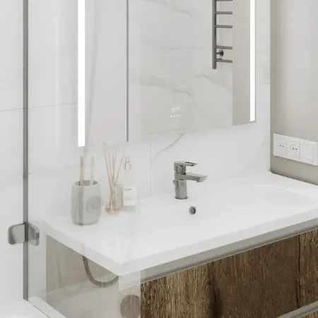 Глазурованный керамогранит Ceradim Calacatta Faro 120x60 см 1.44 м² полированный цвет белый