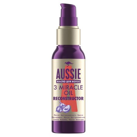 Масло для волос Aussie 3 Miracle Oil Reconstructor 100 мл