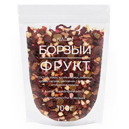 Напиток чайный Nadin борзый фрукт 100 г