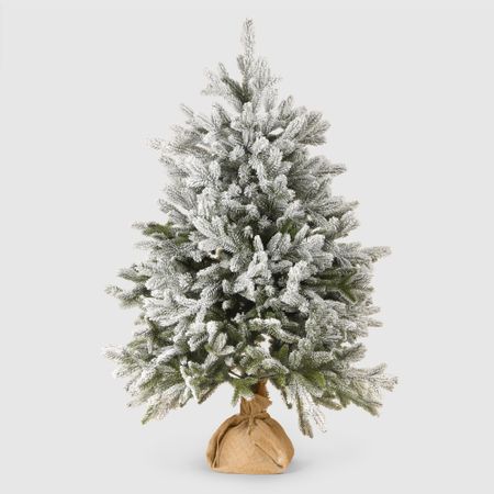 Ель искусственная Царь-Ёлка красноярская заснеженная 100 см