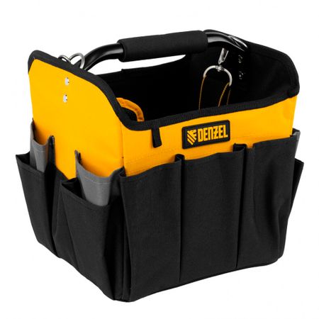 Сумка для инструментов Denzel 260х240х300 мм с ремнем многоразовая тканевая сумка для хранения