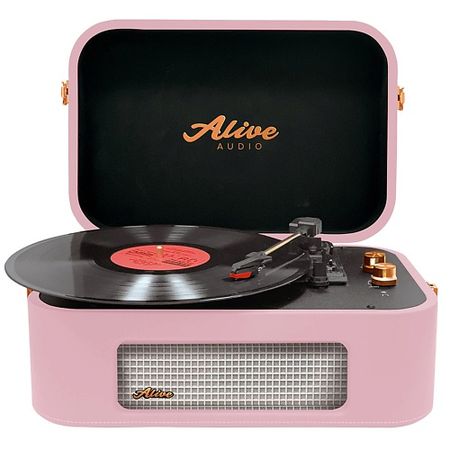 Виниловый проигрыватель ALIVE AUDIO Виниловый проигрыватель  STORIES Rose Wine c Bluetooth bluetooth замок для шкафа tuya