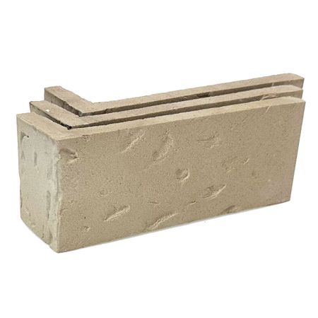 Клинкерная плитка для фасада угловая Terramatic Moon Grey AC Y 8404 Y (8 шт.= 0,14 кв.м) cерая с белым оттенком 185х60х71х14 мм дэни коллинз джеки коллинз шантаж с оттенком страсти