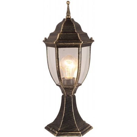 Светильник садово-парковый Arte Lamp Pegasus черно-золотой 300 мм E27 60 Вт IP54 (A3151FN-1BN) светильник садово парковый arte lamp wazn 800 мм e27 40 вт ip54 a6218pa 1bk