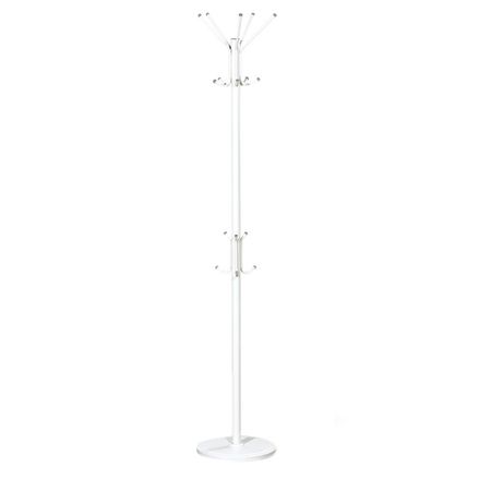 Вешалка напольная металлическая 16 крючков черная/серая Sheffilton Офис 1-1Р