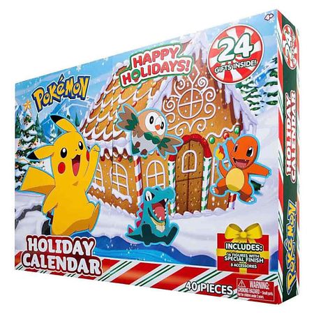 Набор детский POKEMON Адвент-календарь Pokemon Multi Advent Calendar рамадан календарь обратного отсчета fengrise