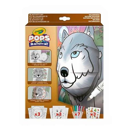 Набор для творчества CRAYOLA Набор для творчества Pops 3D Wilderness 