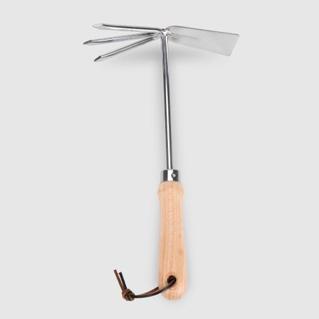 Тяпка Kaiyang Technology из нержавеющей стали с деревянной ручкой 32.5х19 см
