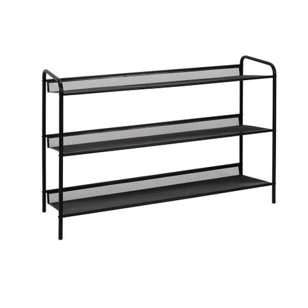 Полка для обуви черная ЗМИ Женева 33 многоразовые сумки для чистки кроссовок сетка для стирки обуви