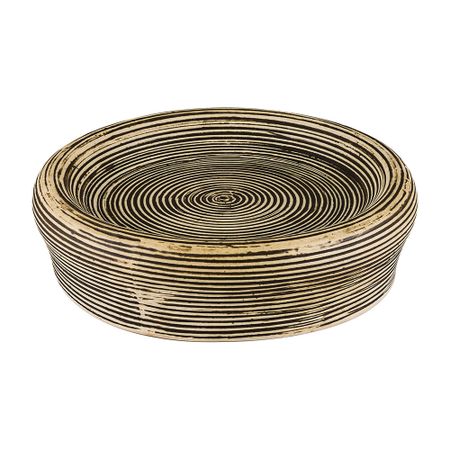 Мыльница для ванной Verran Brushy настольная керамика коричневая (880-02)