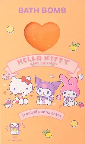 Бомбочка для ванны Hello Kitty and friends (Tropical panna cotta) (150 г)