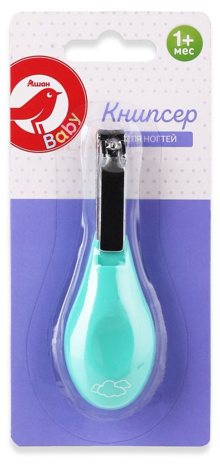 Щипчики детские для ногтей АШАН Красная птица Baby 1+ мес., 1 шт каллиграфические прописи аниме для аккуратного почерка