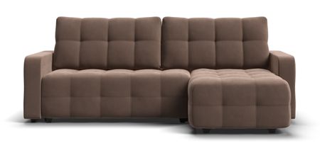 Угловой диван Dandy euro SE велюр Monolit мокко