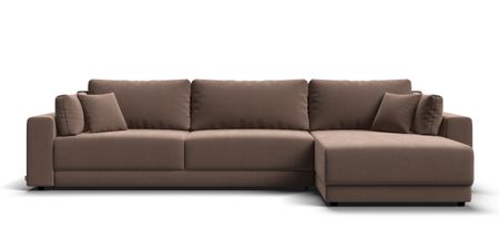 Угловой диван Босс Прайм Макс Велюр Monolit мокко