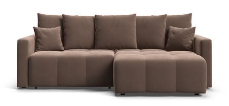 Угловой диван BOSS TREND Велюр Monolit мокко