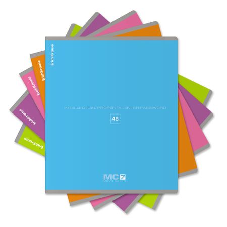 Тетрадь школьная ученическая Erich Krause MC-7, 48 листов, клетка, в ассортименте