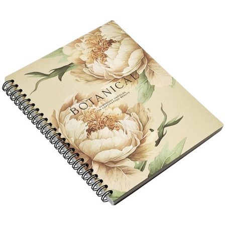 Тетрадь Be Smart Peony 96 листов, клетка, 156х207 мм