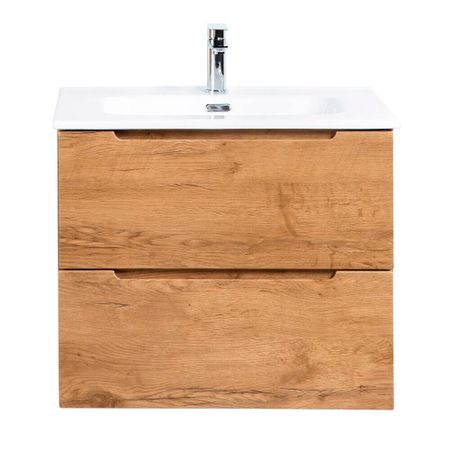 Тумба под раковину BelBagno Etna 70 см подвесная светлое дерево (ETNA-700-2C-SO-RN-P)