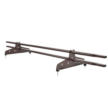 Снегозадержатель трубчатый овальный NewLine 1,5 м коричневый шоколад RAL 8017