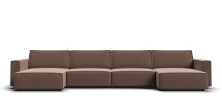 П-образный диван BOSS SOFT MODOOL велюр Monolit мокко