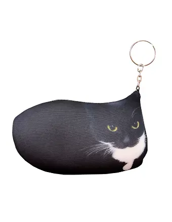 Брелок-антистресс Кот черный мем (15см) (201.1.6)