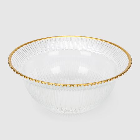 Салатница Ardacam Majestic, золотистая, 21х8,5 см