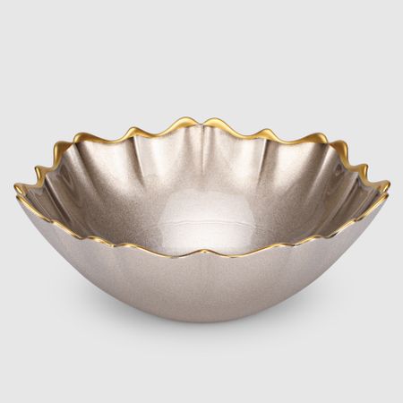 Салатница Ardacam Charlotte имбирно-жемчужная 16х5,5 см