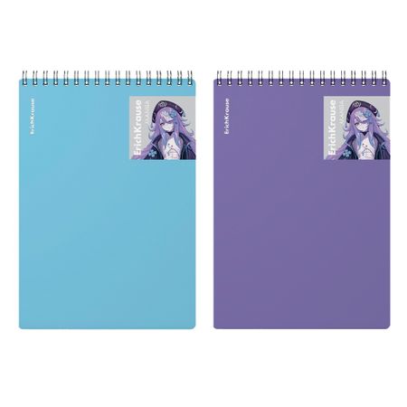 Блокнот на спирали Erich Krause Mangа, А5, 80 листов, клетка